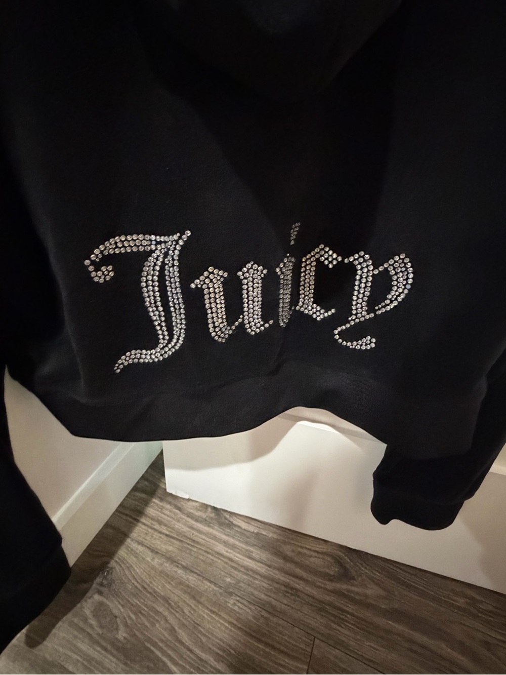 Juicy Couture Black Velour Jacket - Picture 3 of 7
